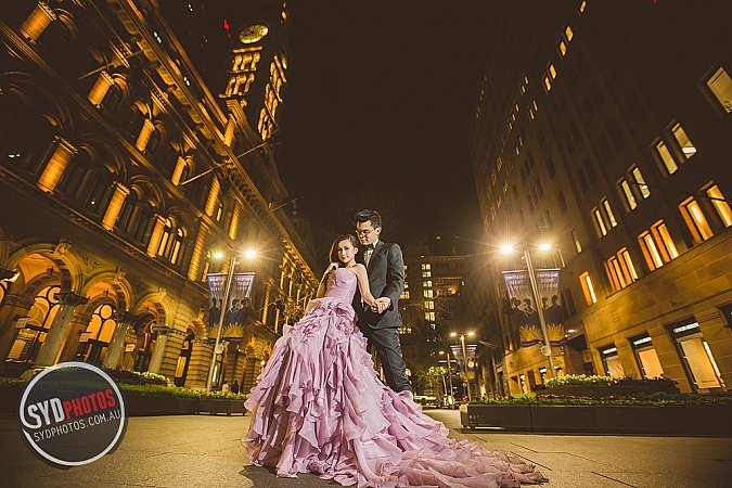 Martin Place Pre Wedding Photoshoot Sydney