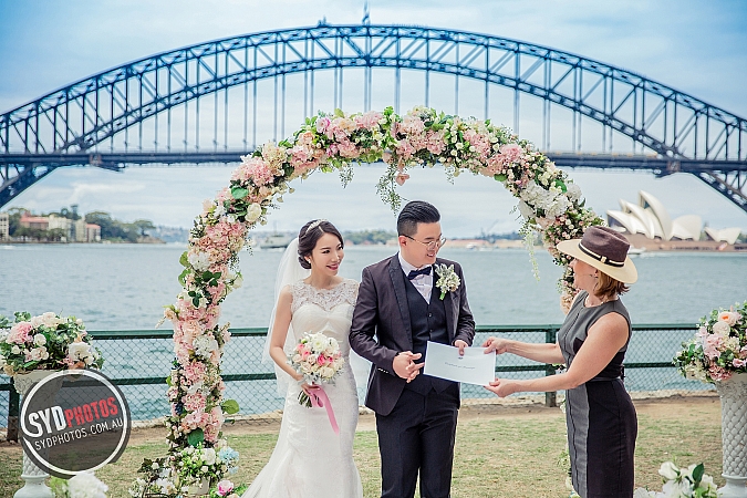 Blues Point Reserve Wedding Ceremony Sydney